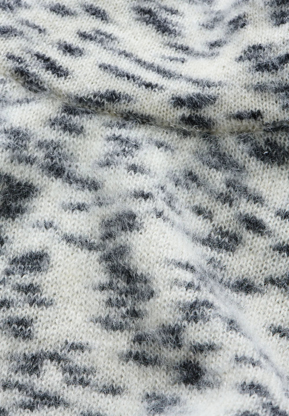 Armedangels - MOHAIR BLEND DOTS KNIT VEST oatmilk-black