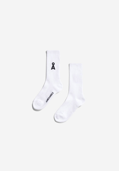 Armedangels - SAAMUS BOLD SOCKS white - WERTE FREUNDE