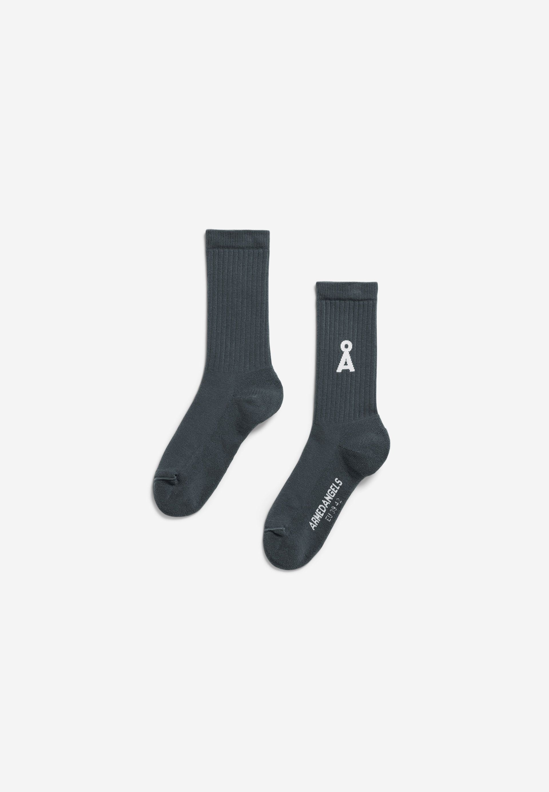 Armedangels - SAAMUS BOLD SOCKS space steel - WERTE FREUNDE