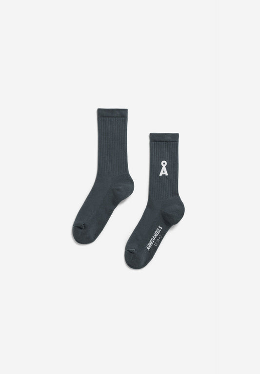 Armedangels - SAAMUS BOLD SOCKS space steel - WERTE FREUNDE