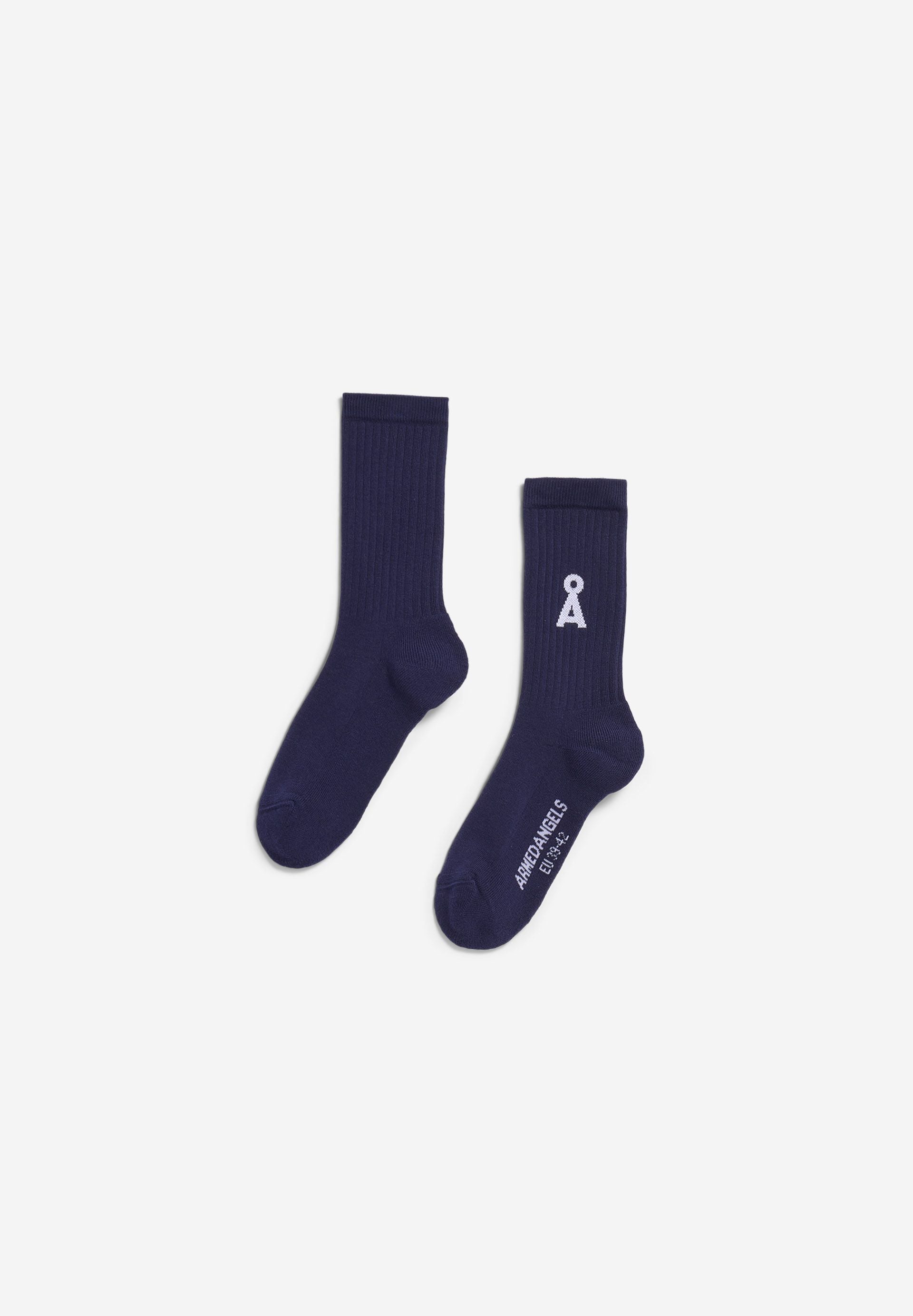 Armedangels - SAAMUS BOLD SOCKS tinted navy - WERTE FREUNDE