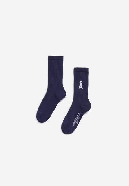 Armedangels - SAAMUS BOLD SOCKS tinted navy - WERTE FREUNDE