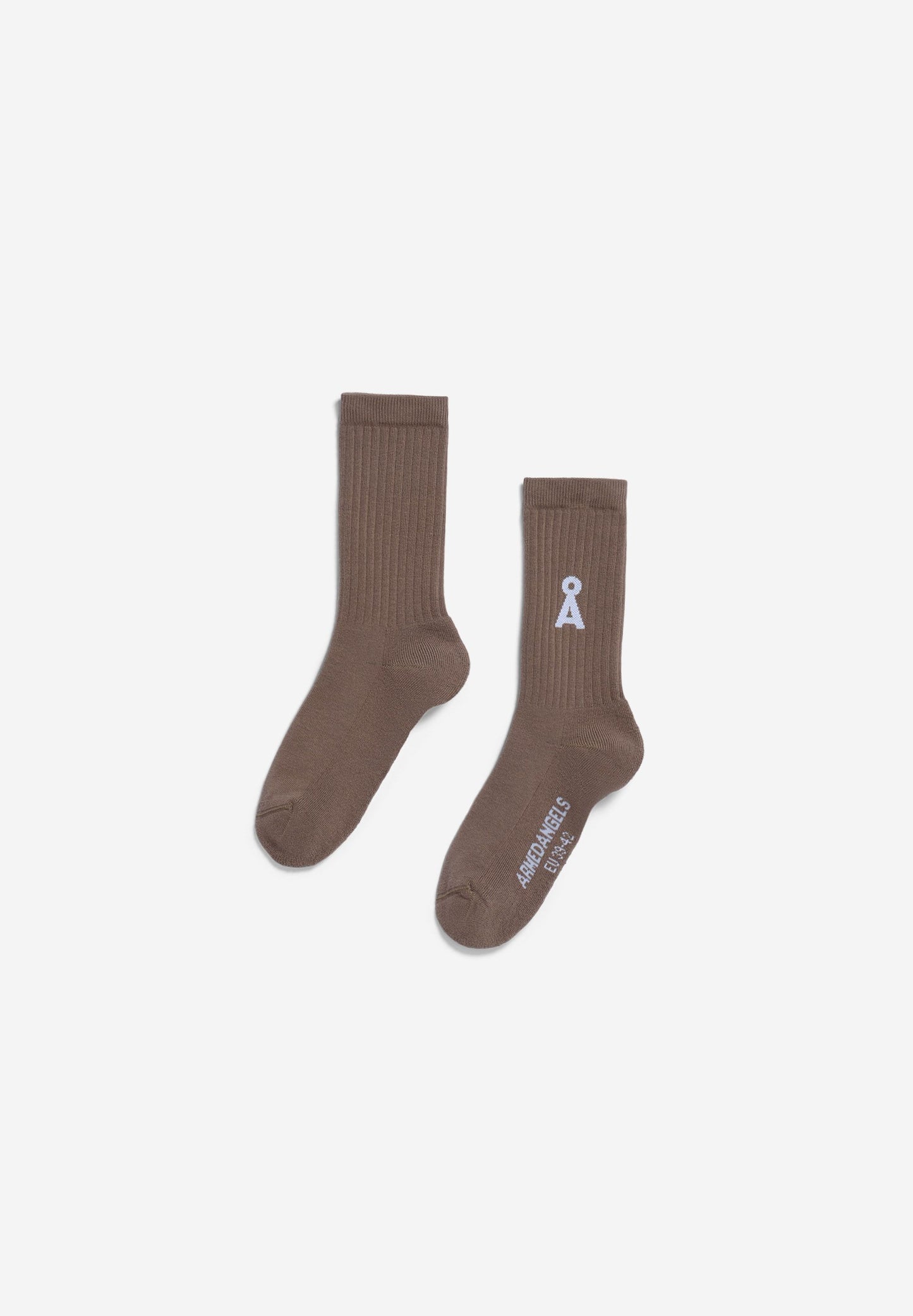 Armedangels - SAAMUS BOLD SOCKS walnut cream - WERTE FREUNDE