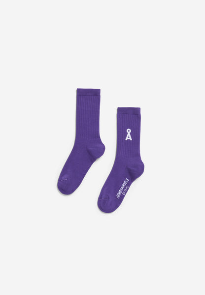Armedangels - SAAMUS BOLD SOCKS pungent purple - WERTE FREUNDE