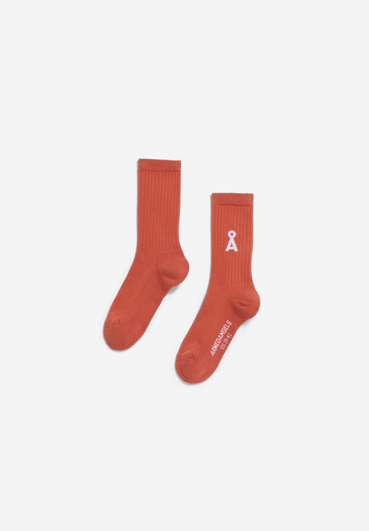 Armedangels - SAAMUS BOLD SOCKS tabasco red - WERTE FREUNDE