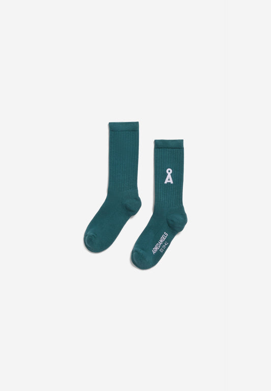 Armedangels - SAAMUS BOLD SOCKS W Accessoires Socken petrol velvet - WERTE FREUNDE