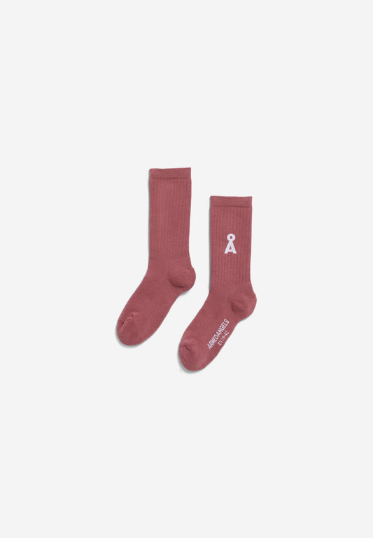 Armedangels - SAAMUS BOLD SOCKS W Accessoires Socken velvet ember - WERTE FREUNDE
