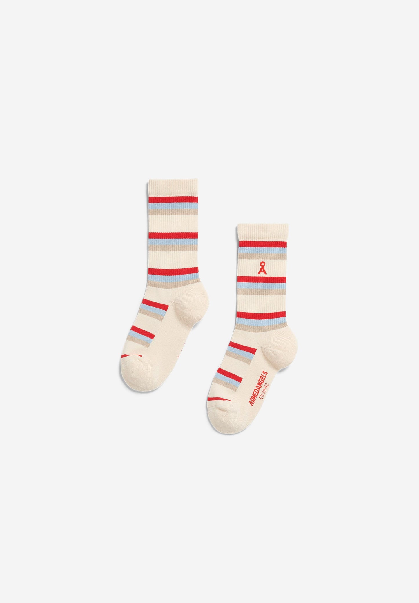 Armedangels - STRIPE SOCKS oatmilk - WERTE FREUNDE