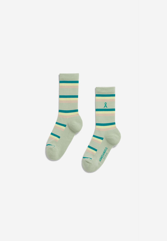 Armedangels - STRIPE SOCKS foam - WERTE FREUNDE