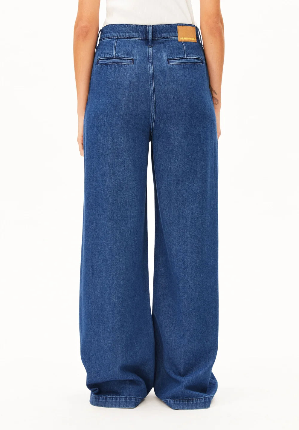Armedangels - WIDE LEG DENIM PANT bright blue