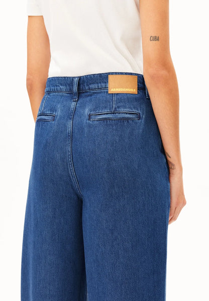 Armedangels - WIDE LEG DENIM PANT bright blue