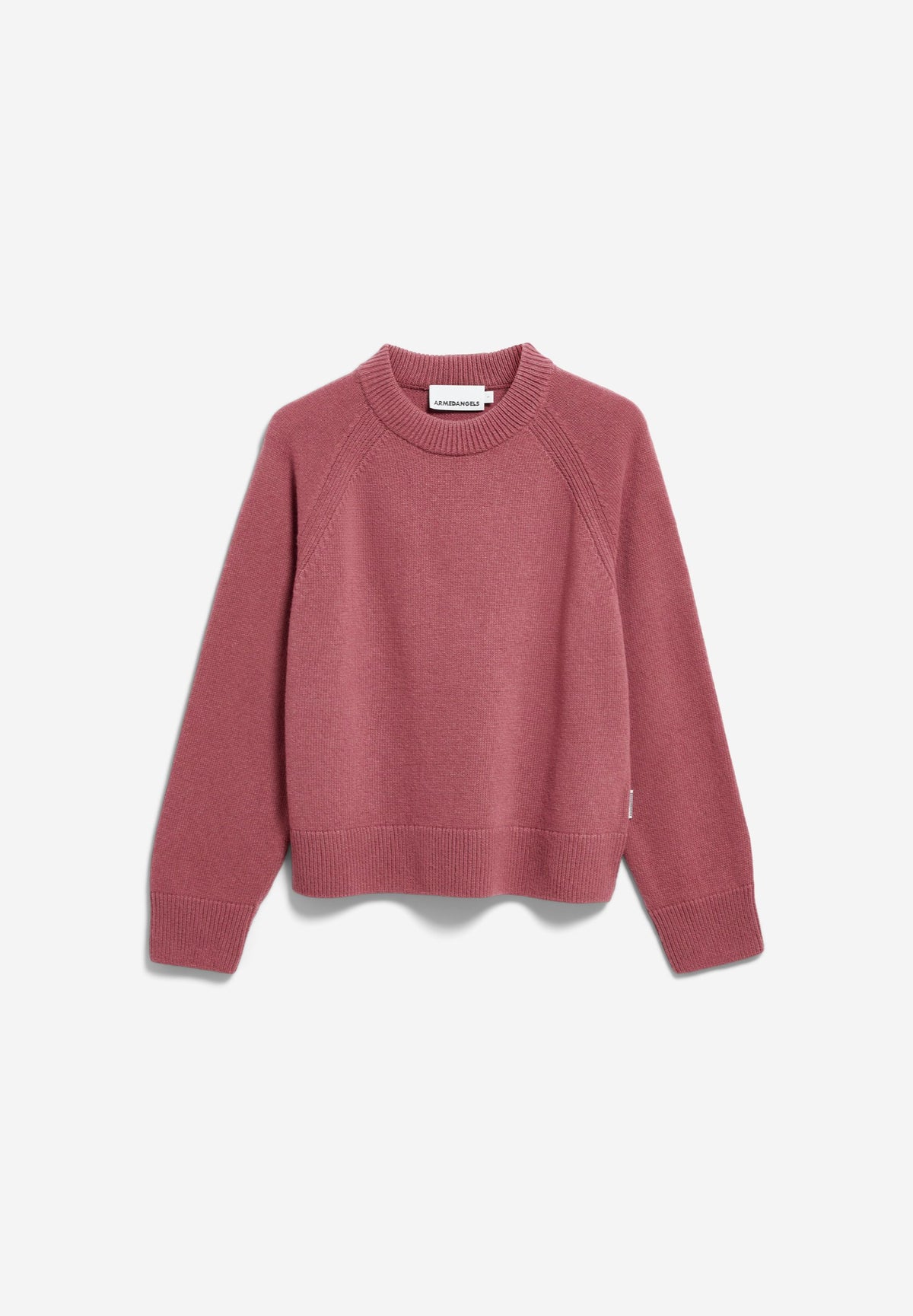 Armedangels - WOOL KNIT SWEATER Strick Pullover velvet ember - WERTE FREUNDE
