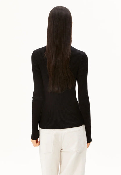 Armedangels - COTTON KNIT TROYER Strick Pullover black