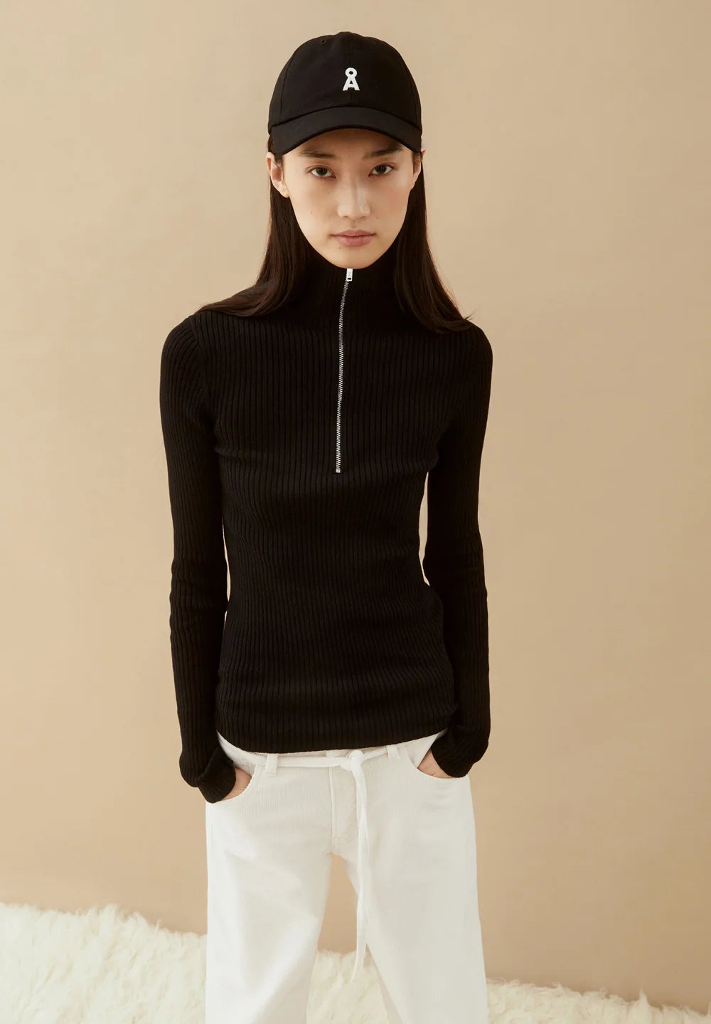 Armedangels - COTTON KNIT TROYER Strick Pullover black