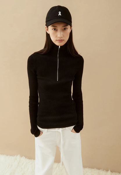 Armedangels - COTTON KNIT TROYER Strick Pullover black