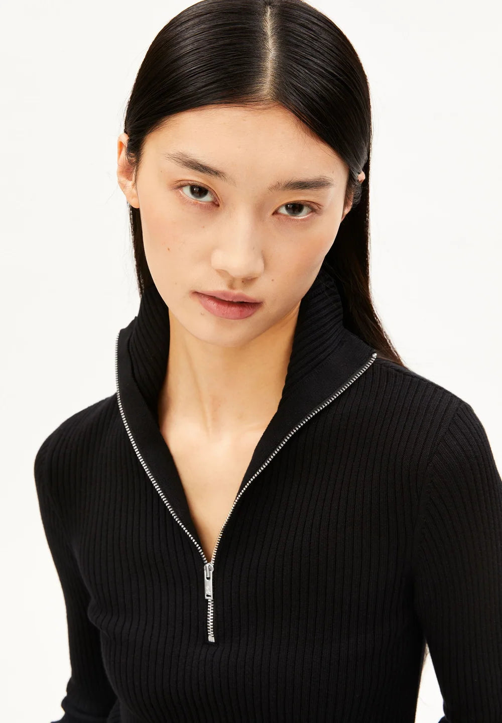 Armedangels - COTTON KNIT TROYER Strick Pullover black