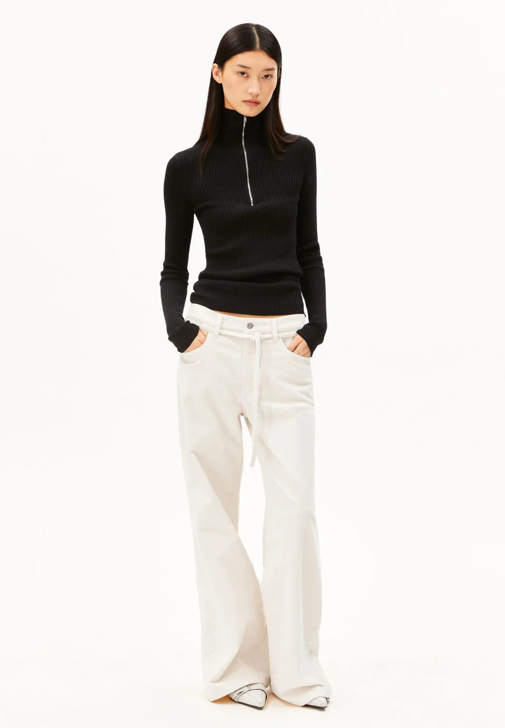 Armedangels - COTTON KNIT TROYER Strick Pullover black
