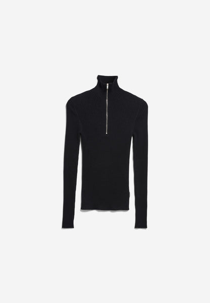 Armedangels - COTTON KNIT TROYER Strick Pullover black - WERTE FREUNDE