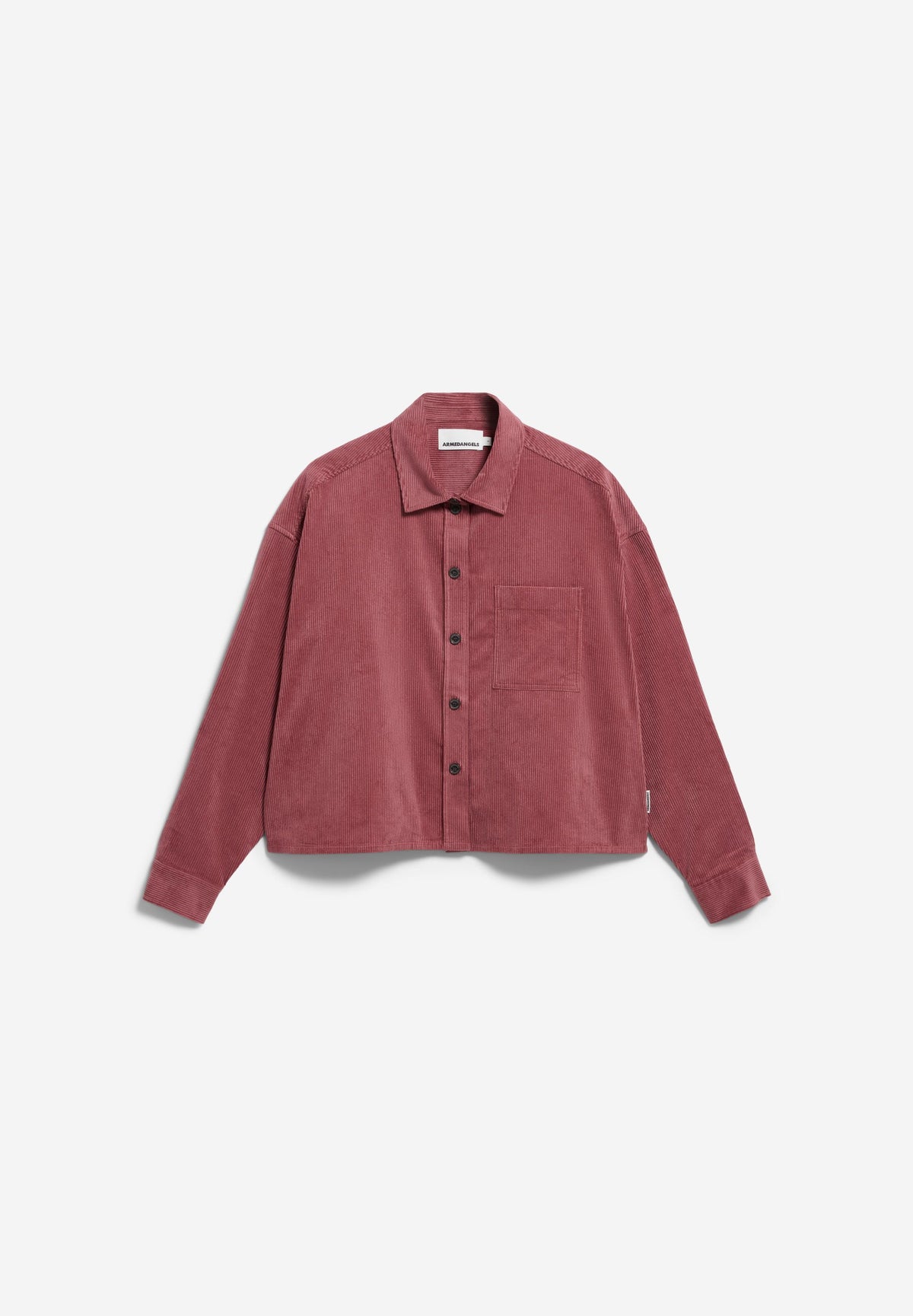 Armedangels - NALAANI CORDUROY BLOUSE Bluse langarm velvet ember - WERTE FREUNDE