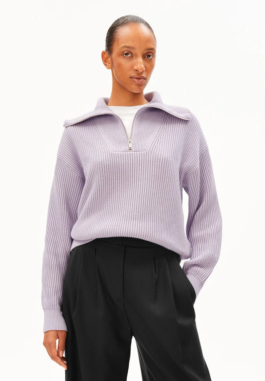 Armedangels - VANISÉ RIB KNIT TROYER moonlit lilac-dark moonlit lilac