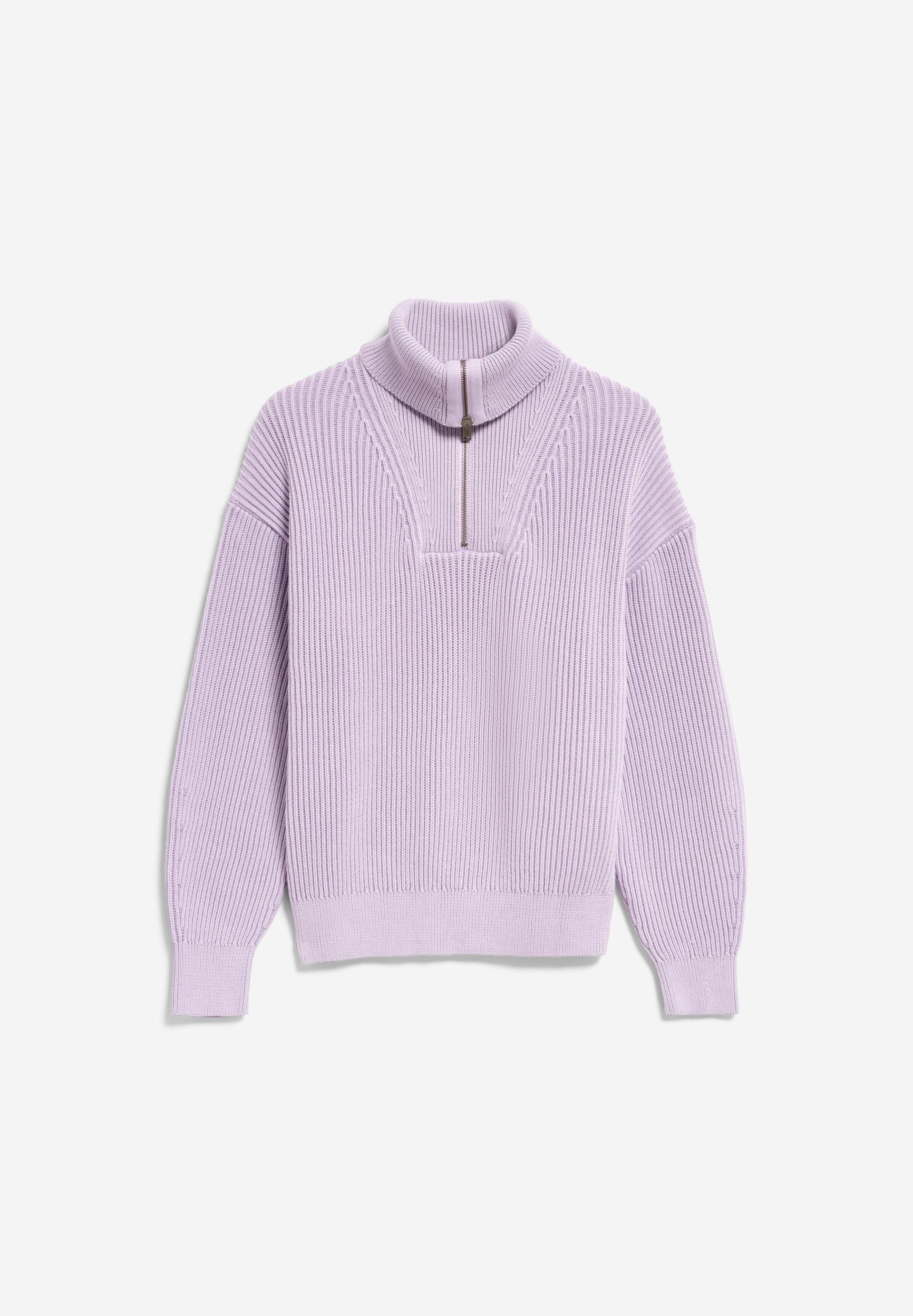 Armedangels - VANISÉ RIB KNIT TROYER moonlit lilac-dark moonlit lilac - WERTE FREUNDE