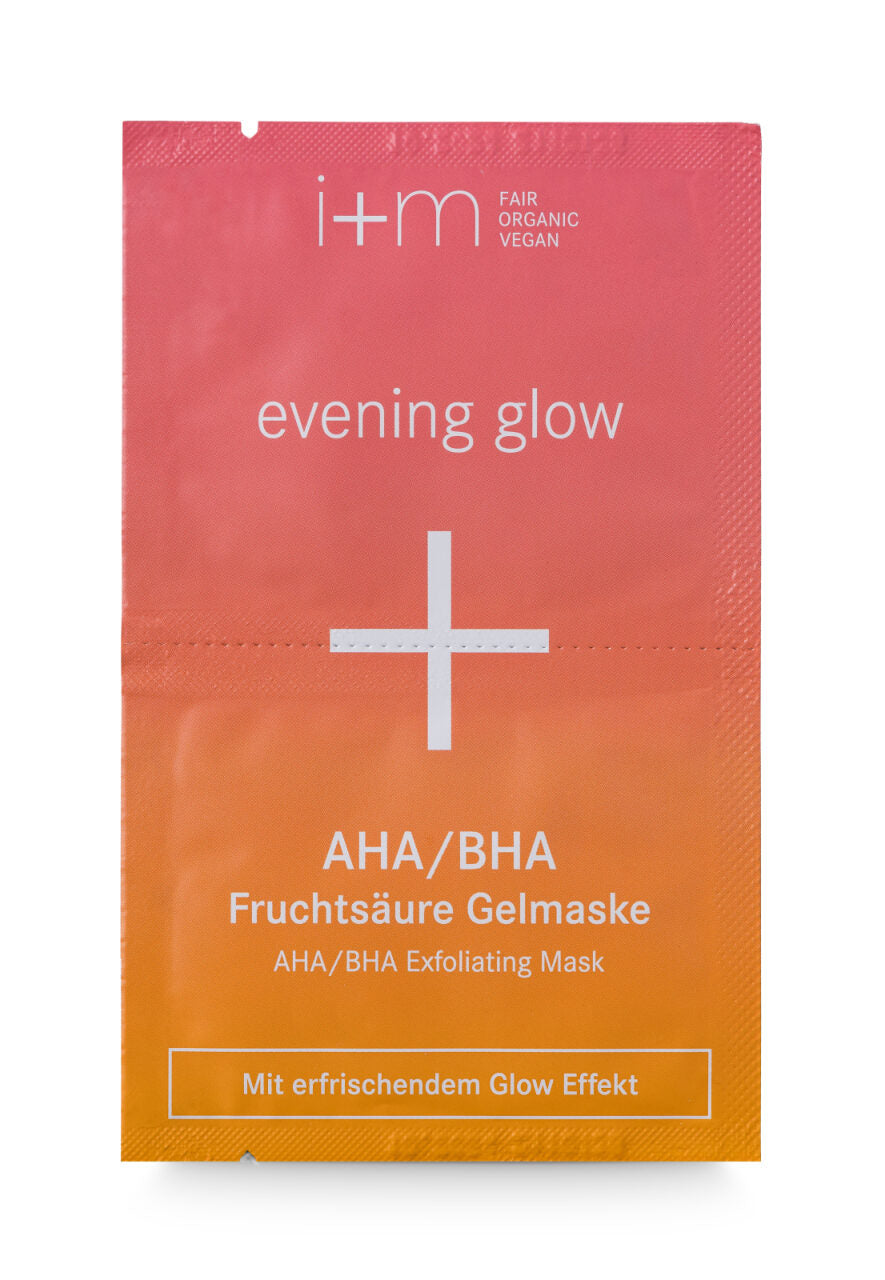 i+m - AHA/BHA Evening Glow Fruchtsäure Gesichtsmaske 2x4ml - WERTE FREUNDE