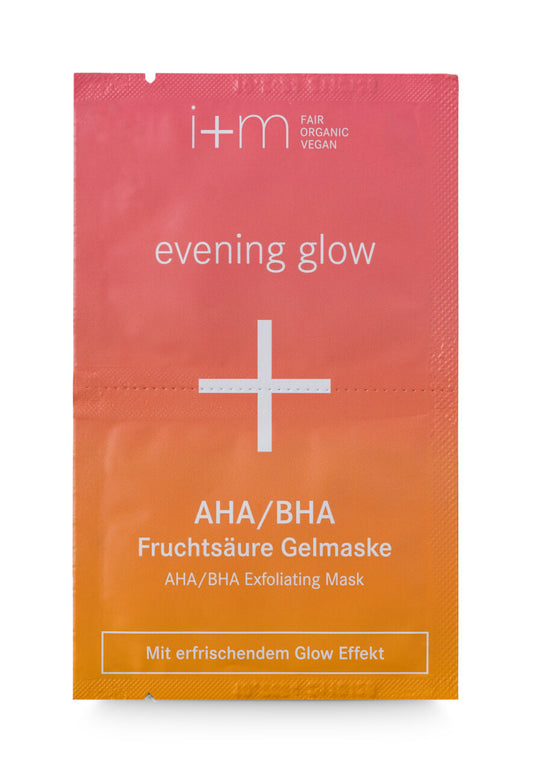 i+m - AHA/BHA Evening Glow Fruchtsäure Gesichtsmaske 2x4ml - WERTE FREUNDE