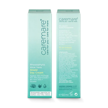 caremare - Shield Day Cream Rhodophyta Aloe Vera 50ml
