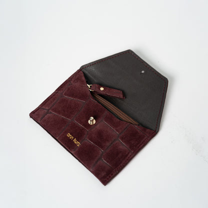 ann kurz - MIKA SUEDE BURGUNDY