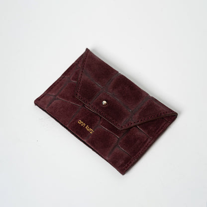 ann kurz - MIKA SUEDE BURGUNDY