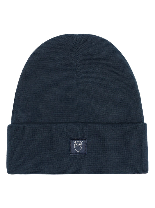 KCA - Knitted rib beanie - Vegan Night Sky