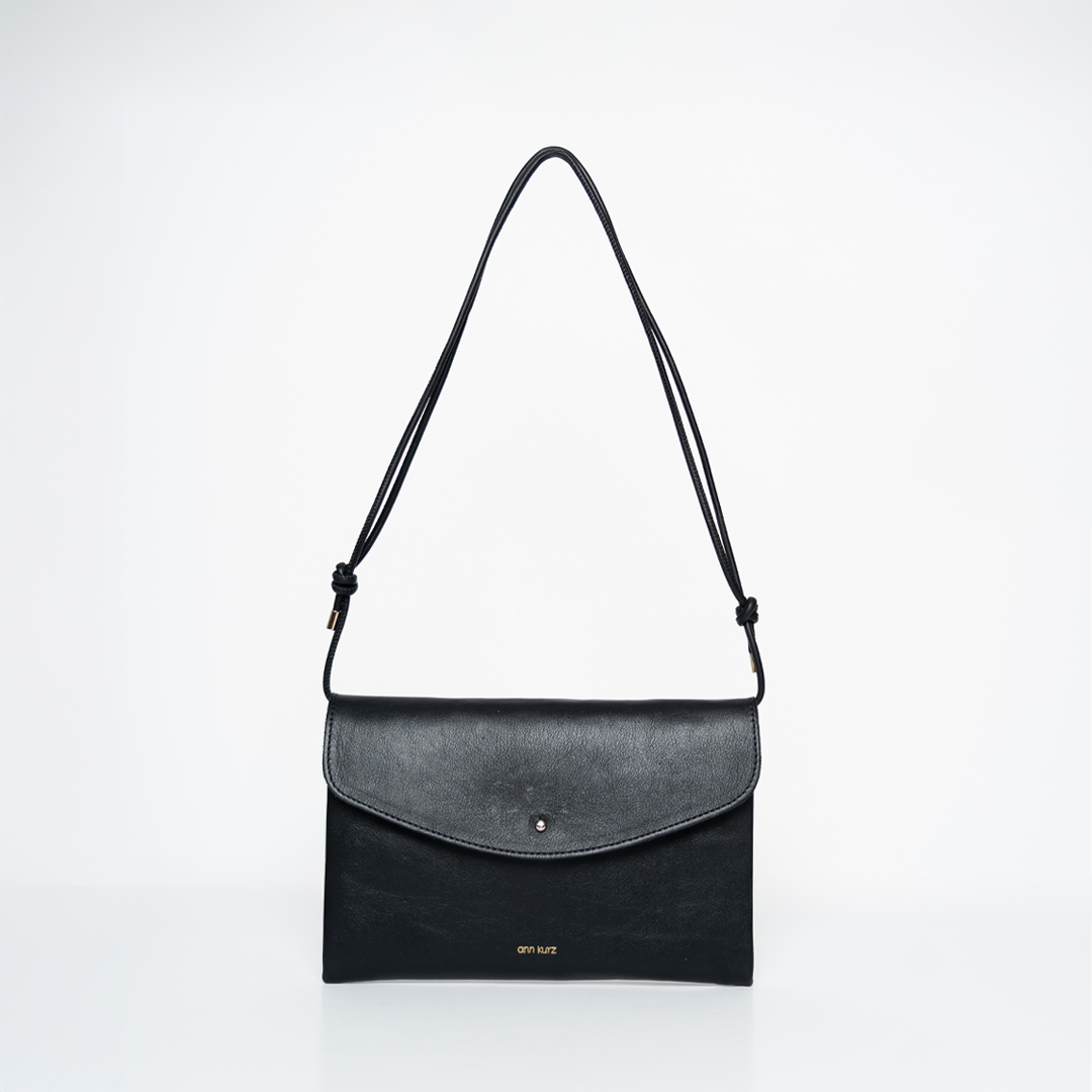 ann kurz - CUTE CLUTCH NAPPA BLACK