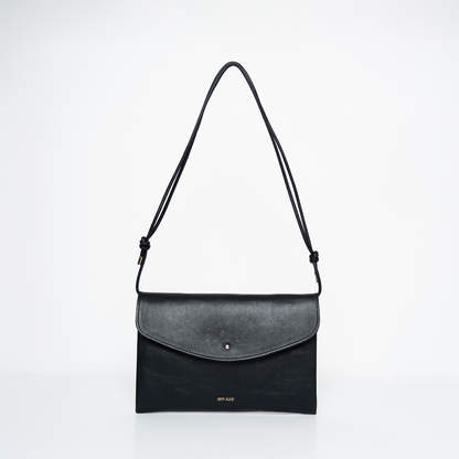 ann kurz - CUTE CLUTCH NAPPA BLACK