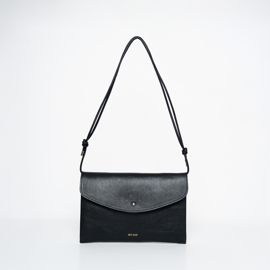 ann kurz - CUTE CLUTCH NAPPA BLACK