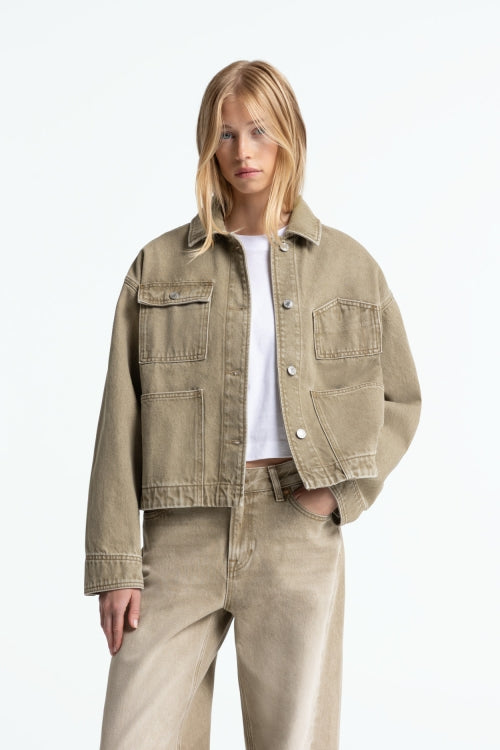 Kings of Indigo - INGRID Jacket RETRO BEIGE CLEAN - WERTE FREUNDE