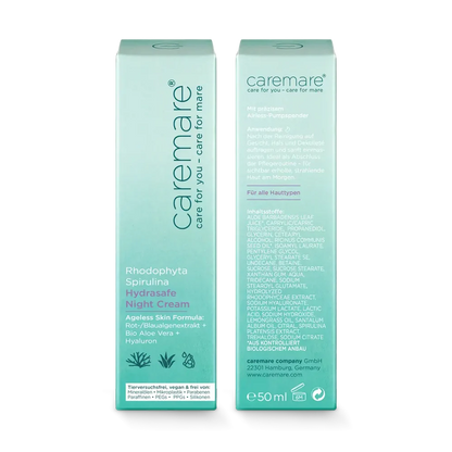 caremare - Hydrasafe Night Cream Rhodophyta Spirulina 50ml