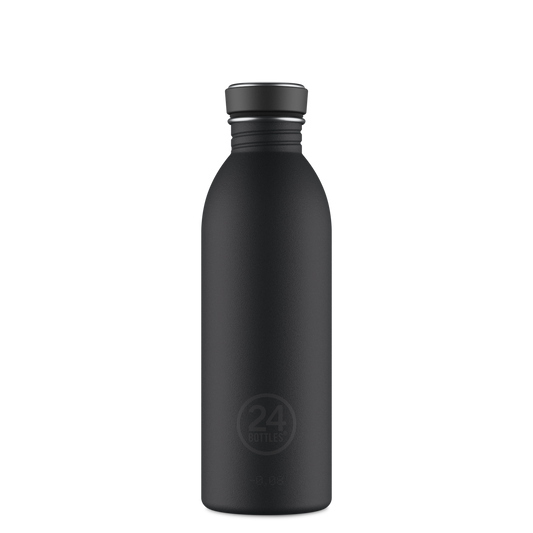 24Bottles - Urban Bottle Trinkflasche Smoking Schwarz 500ml