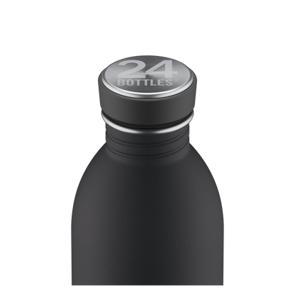 24Bottles - Urban Bottle Trinkflasche Smoking Schwarz 500ml