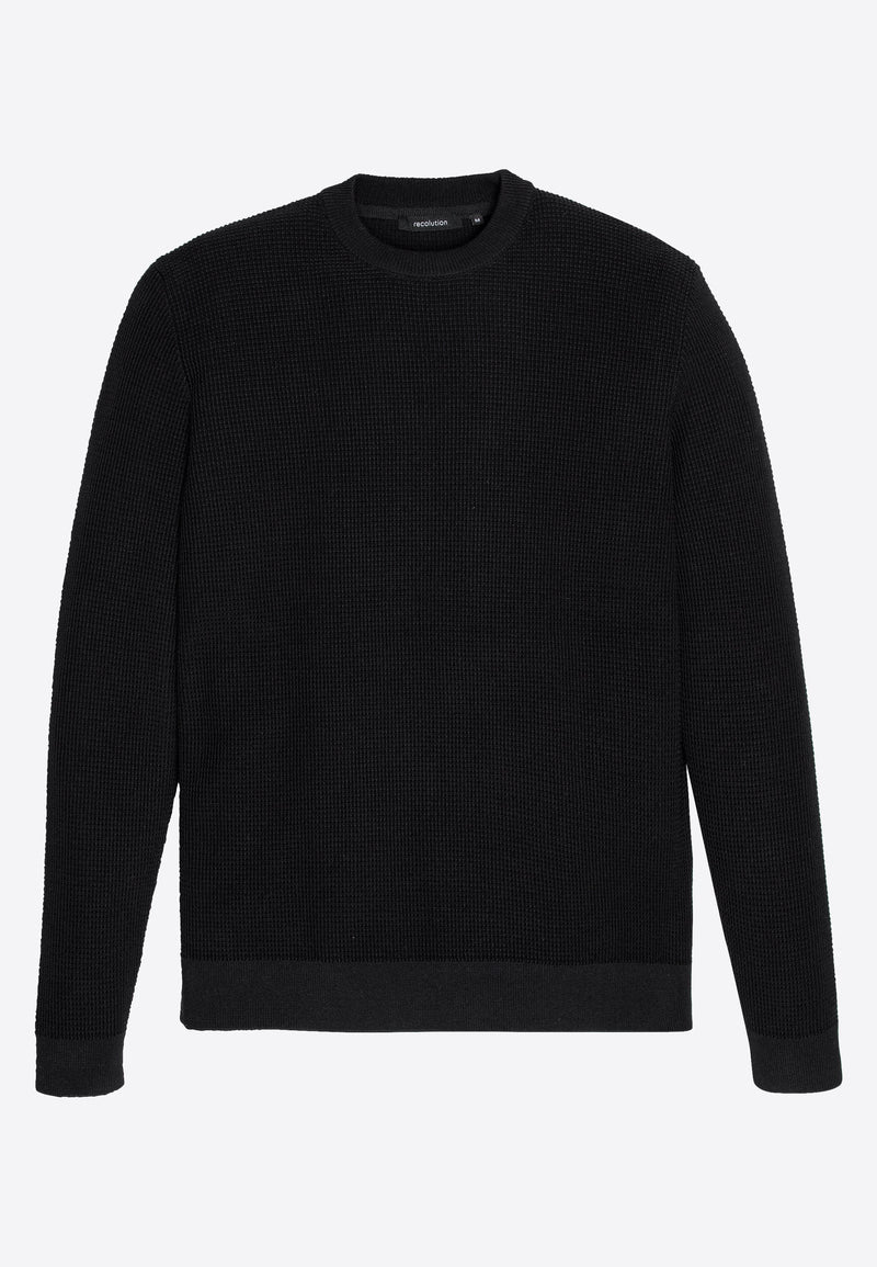 recolution - Pullover LUPIN black - WERTE FREUNDE