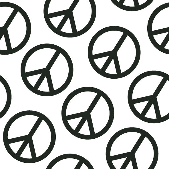 BRUNCHIES - Seiden Scrunchie Peace für Locken