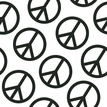 BRUNCHIES - Seiden Scrunchie Peace für Locken