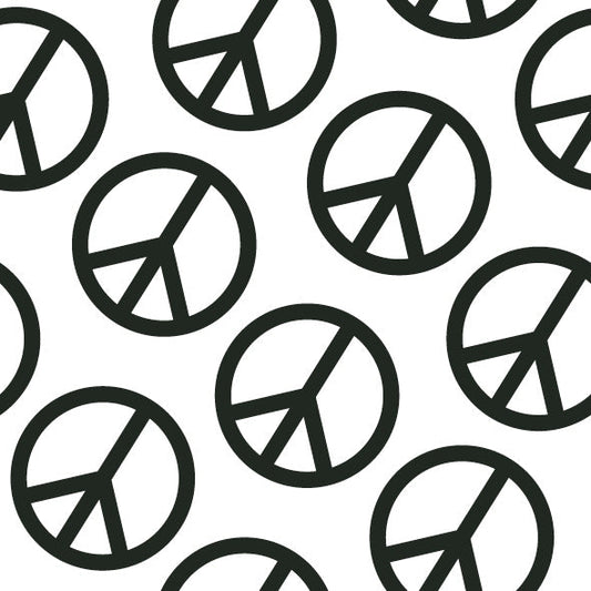 BRUNCHIES - Seiden Scrunchie Peace für Locken