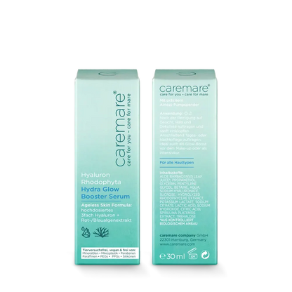 caremare - Hydra Glow Booster Serum Hyaluron Rhodophyta 30ml