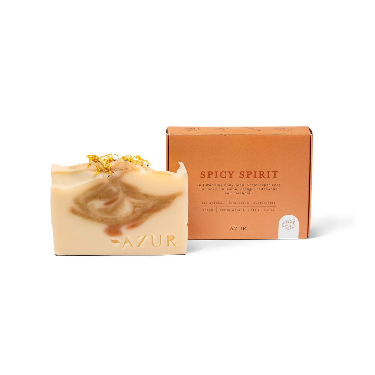 AZUR - SPICY SPIRIT Körperseife 100g