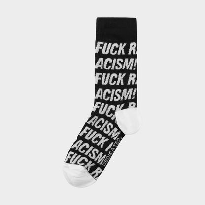 DEDICATED - Socks Sigtuna Fuck Racism Pattern Black