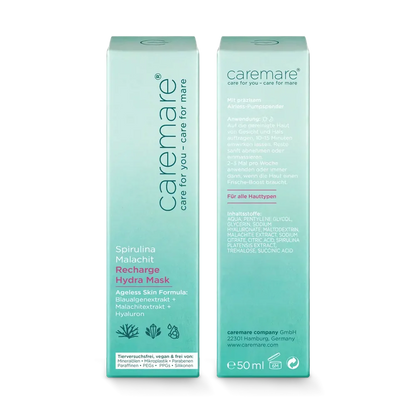 caremare - Recharge Hydra Mask Spirulina Malachit 50ml