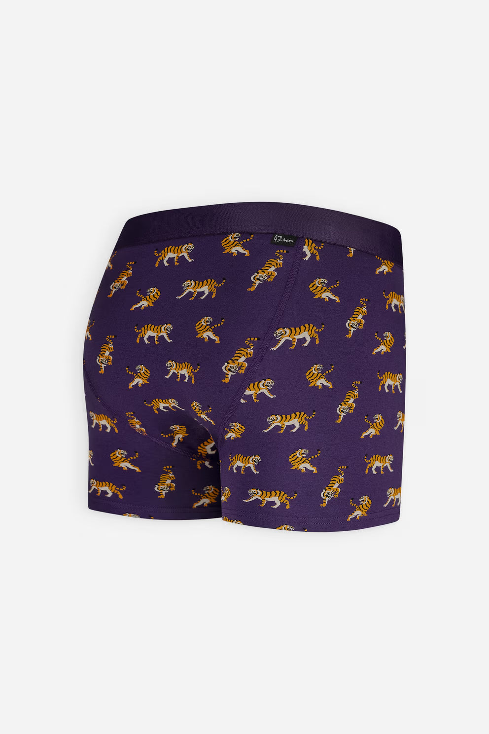 A-dam - Boxer Brief Print Purple Tigers - WERTE FREUNDE