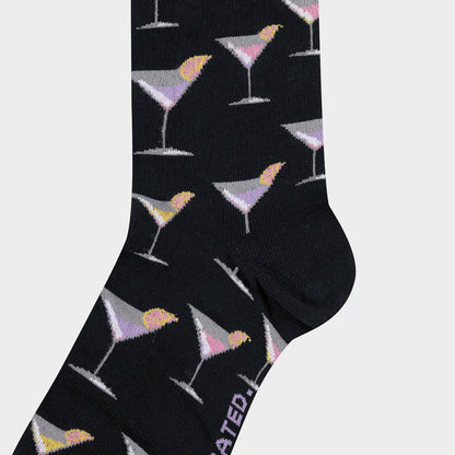 DEDICATED - Socks Sigtuna Cocktails Black