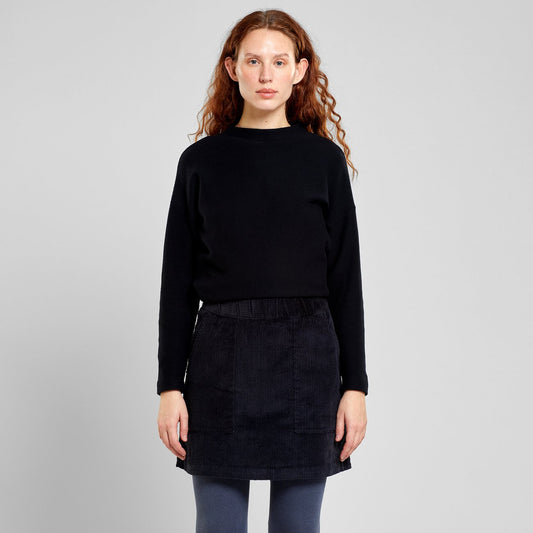 DEDICATED - Skirt Majorna Corduroy Black