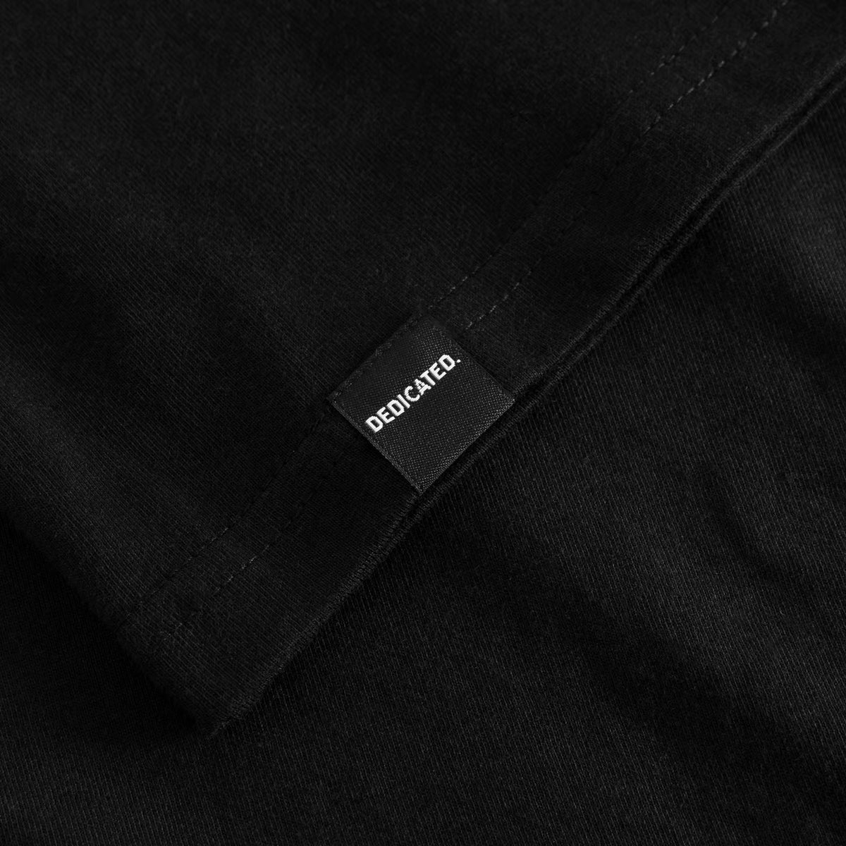 DEDICATED - T-shirt Stockholm Stitch Bike Black - WERTE FREUNDE